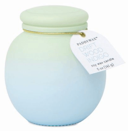 Lumanare parfumata - Orb Ombre Glass - Green and Blue - Driftwood Indigo | Paddywax