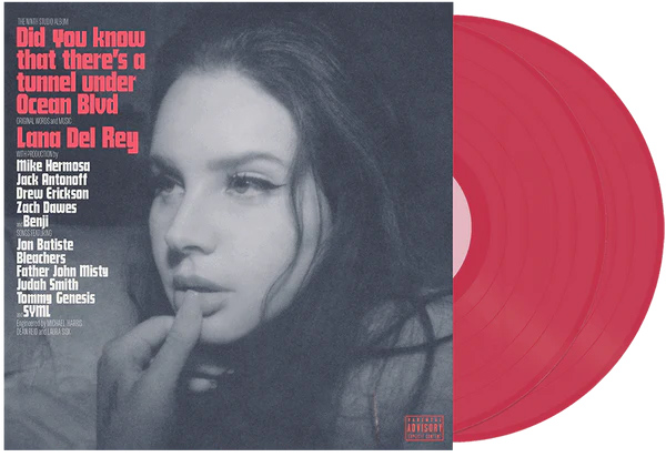 Did You Know That There\'s A Tunnel Under Ocean Blvd (Vinyl Alternate Artwork Dark Pink) | Lana Del Rey