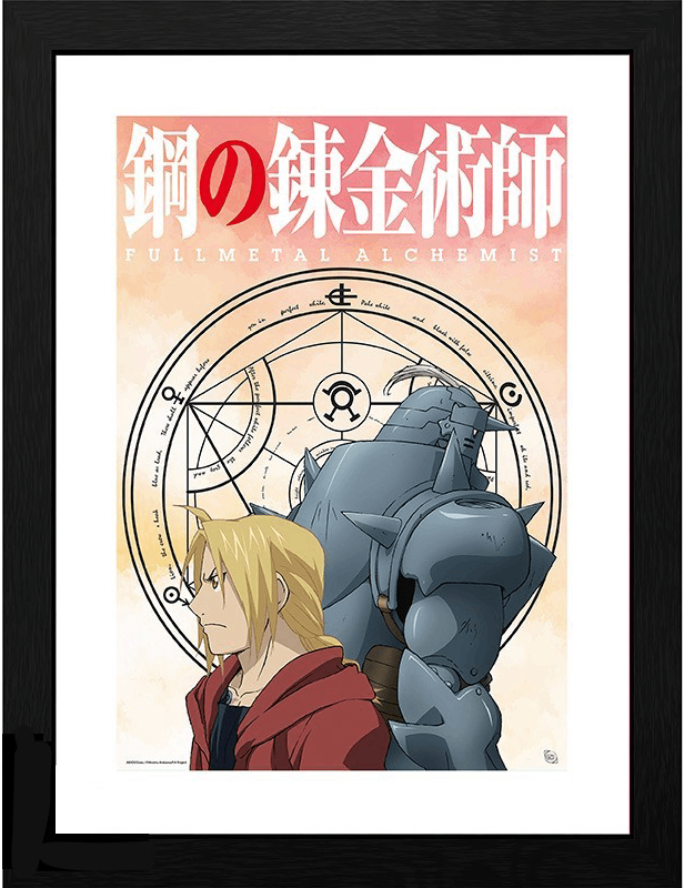 Poster inramat - Fullmetal Alchemist - Elric Brothers | GB Eye