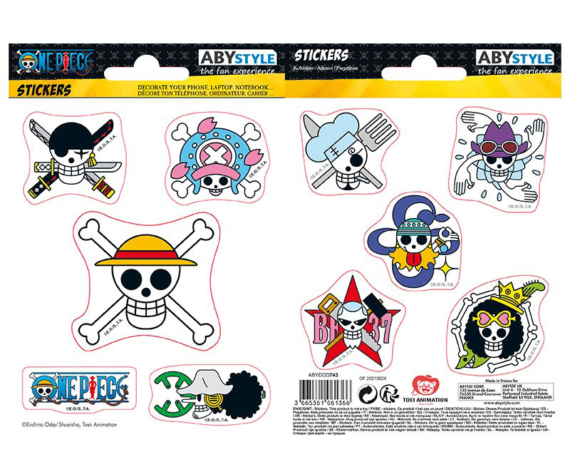 Stickere - One Piece - Straw Hat Skulls | AbyStyle