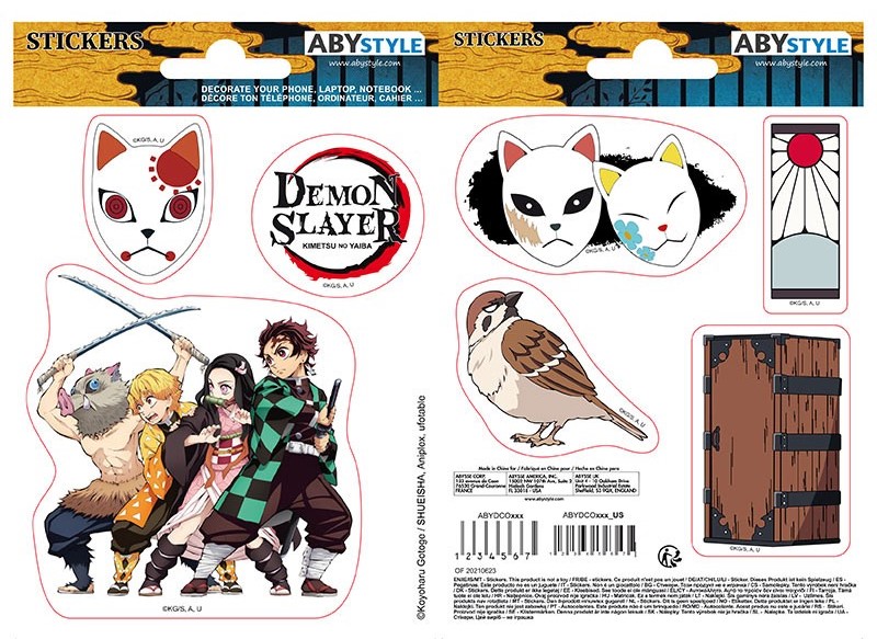 Set stickere - Demon Slayer | AbyStyle