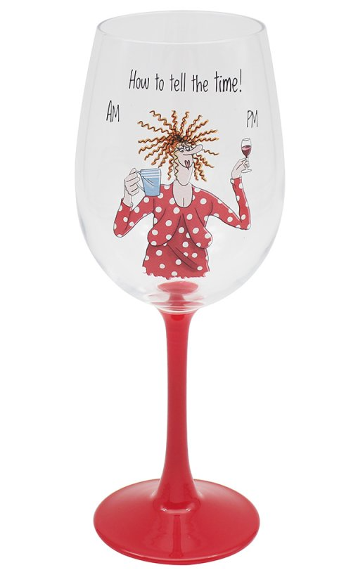 Pahar vin - Camilla & Rose - Wine Glass Tell The Time | Lesser & Pavey