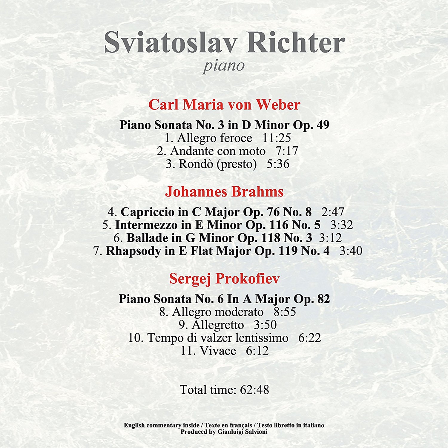 Piano Sonatas | Sviatoslav Richter