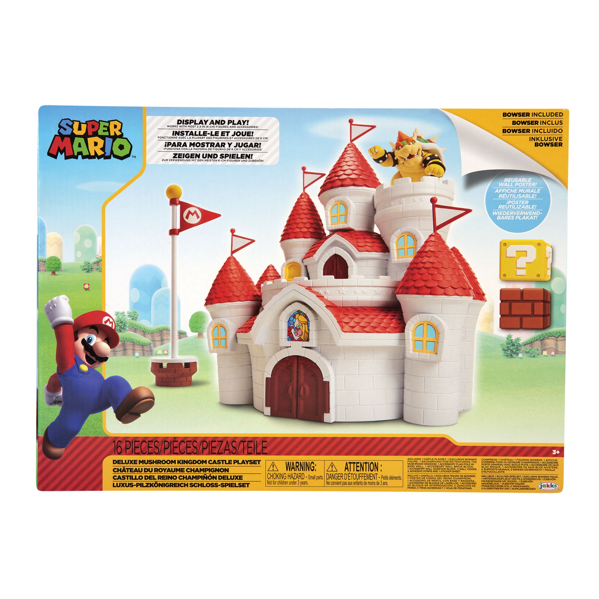 Set de joaca - Super Mario - Castelul ciuperca | Jakks Pacific - 1 | YEO