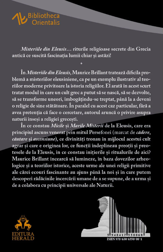 Misteriile din Eleusis | Maurice Brillant