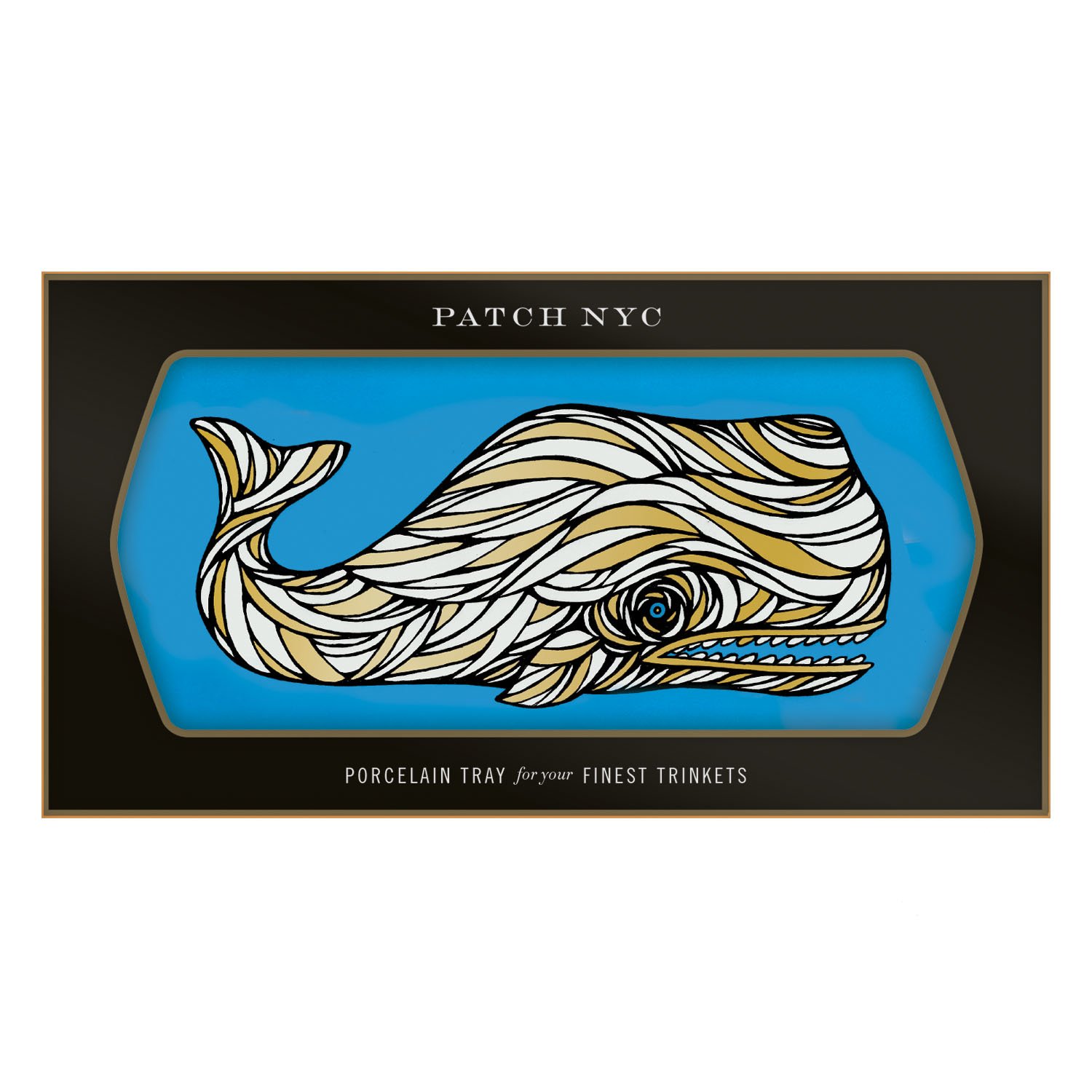 Tava decorativa-Patch NYC Whale | Galison - 3 | YEO