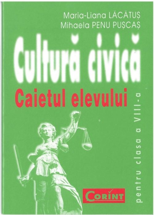 Caiet Cultura civica Cls. a VIII-a |