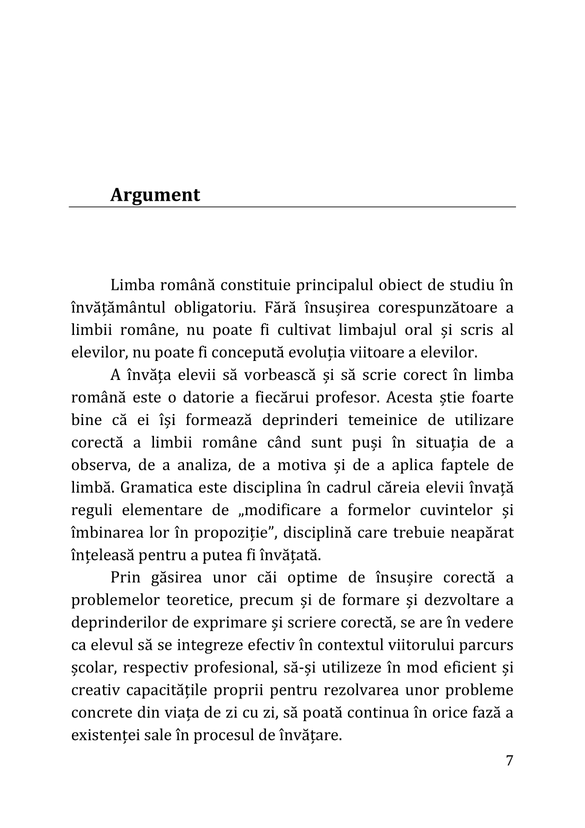 Modalitati de abordare a sintaxei propozitiei in ciclul gimnazial | Oana-Roxana Sargu