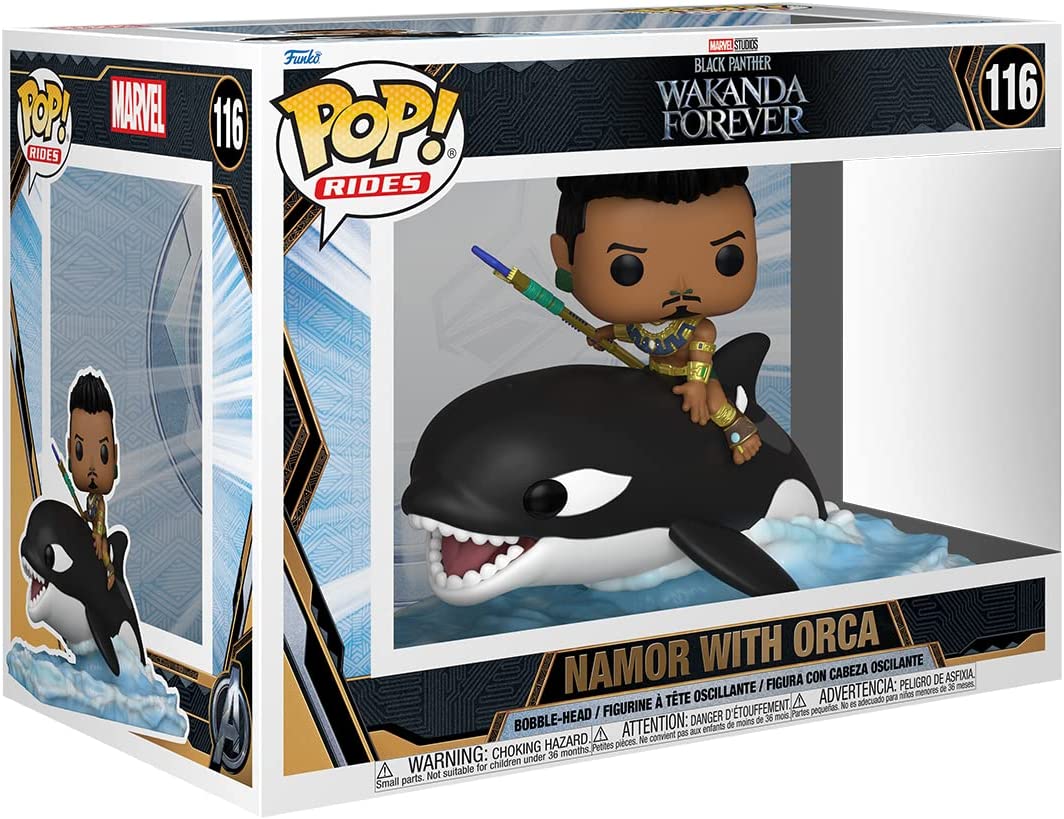 Figurina - Black Panther - Wakanda Forever - Namor with Orca | Funko - 1 | YEO