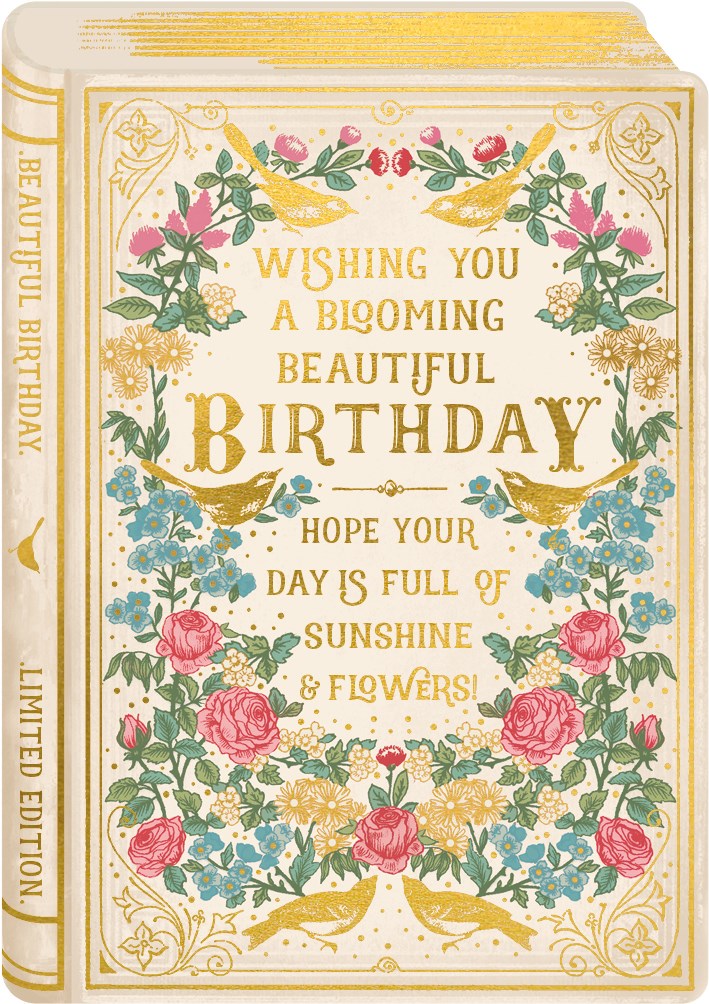 Felicitare - A Blooming Beautiful Birthday | The Art File