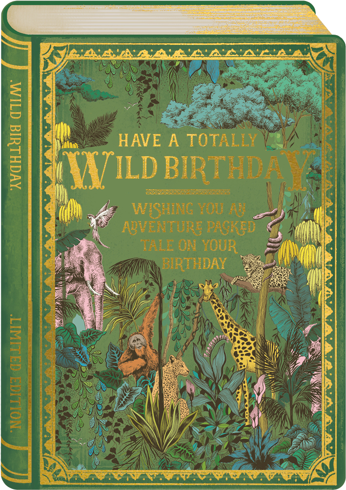 Felicitare - Totally Wild Birthday | The Art File