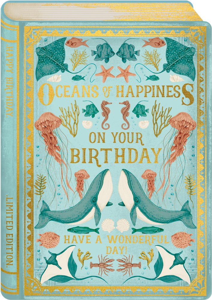 Felicitare - Oceans of Happiness on Your Birthday | The Art File