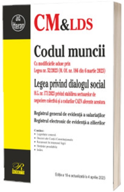 Codul muncii - Legea privind dialogul social |