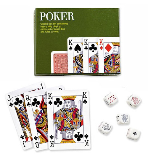 Set carti de joc si zaruri Poker | Piatnik