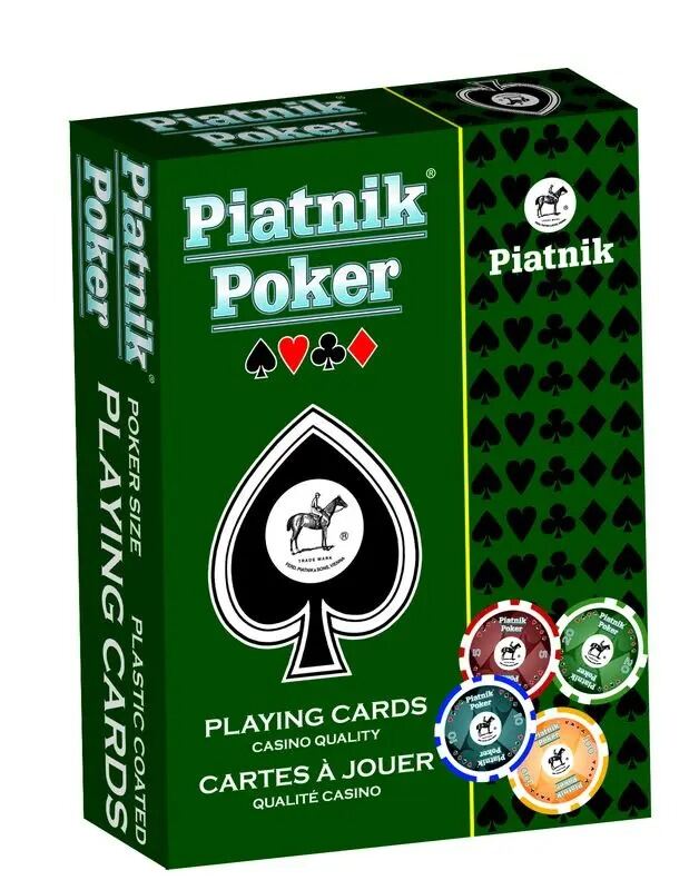 Carti de joc Poker - Albastre - Piatnik | Piatnik