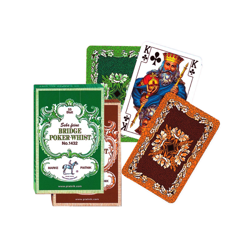  Carti de joc - Bridge-Poker-Whist | Piatnik 