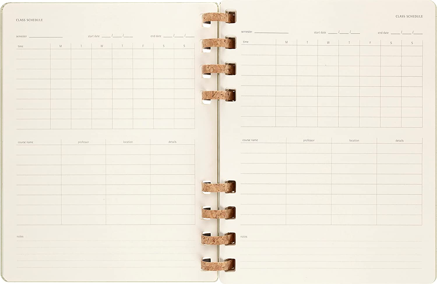 Agenda 2023 -2024 - 12-Months Academic Planner - XL, Spiral, Hard Cover - Crush Kiwi | Moleskine - 4 | YEO