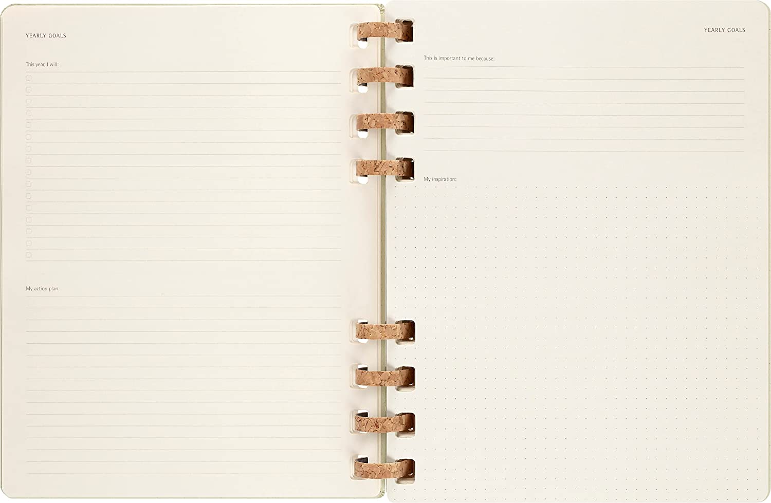 Agenda 2023 -2024 - 12-Months Academic Planner - XL, Spiral, Hard Cover - Crush Kiwi | Moleskine - 5 | YEO