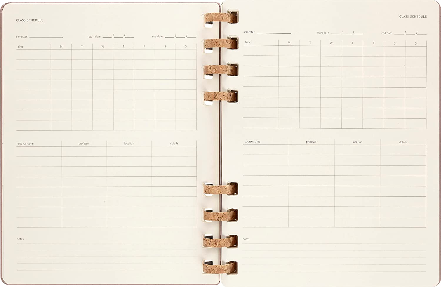 Agenda 2023 -2024 - 12-Months Academic Planner - XL, Spiral, Hard Cover - Crush Almond | Moleskine - 4 | YEO