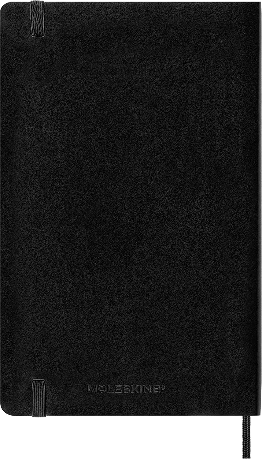 Agenda 2023-2024 - 18-Month Daily Planner - Large, Soft Cover - Black | Moleskine - 5 | YEO