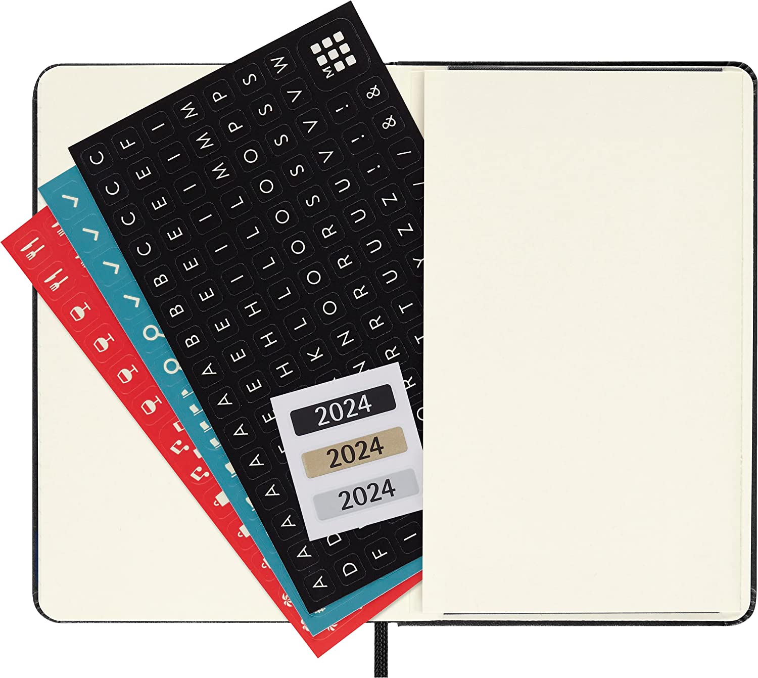 Agenda 2023-2024 - 18-Month Weekly Planner - Pocket, Hard Cover - Black | Moleskine - 4 | YEO