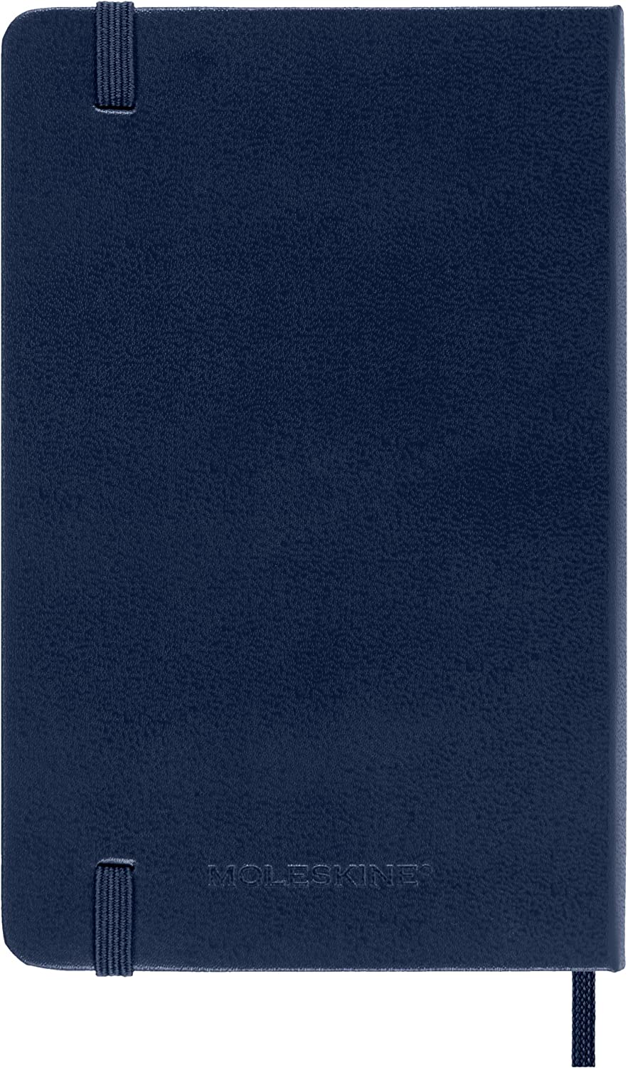 Agenda 2023-2024 - 18-Month Weekly Planner - Pocket, Hard Cover - Sapphire Blue | Moleskine - 5 | YEO