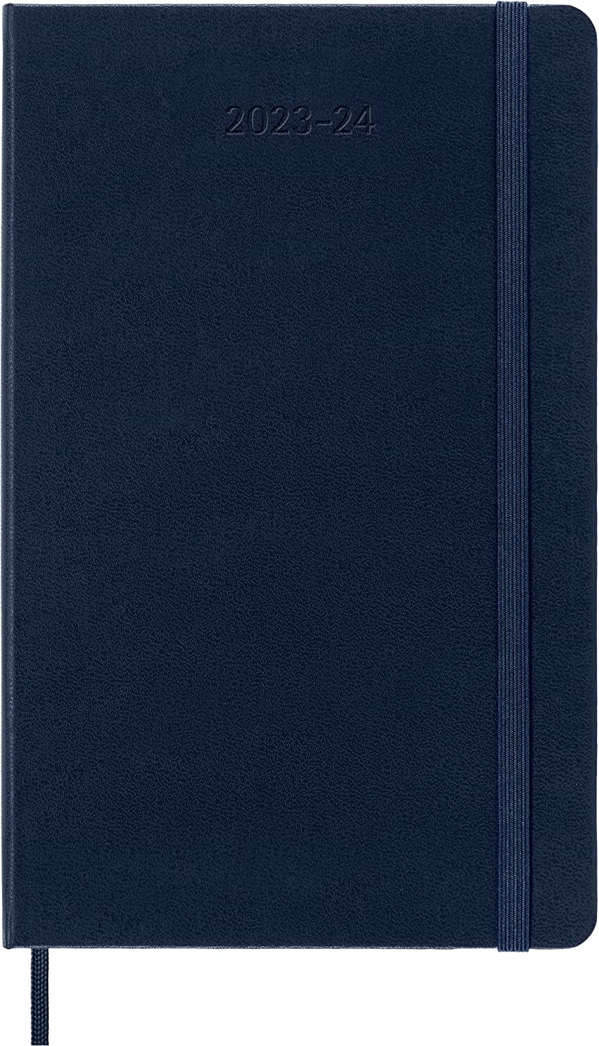 Agenda 2023-2024 - 18-Month Weekly Planner - Large, Hard Cover - Sapphire Blue | Moleskine