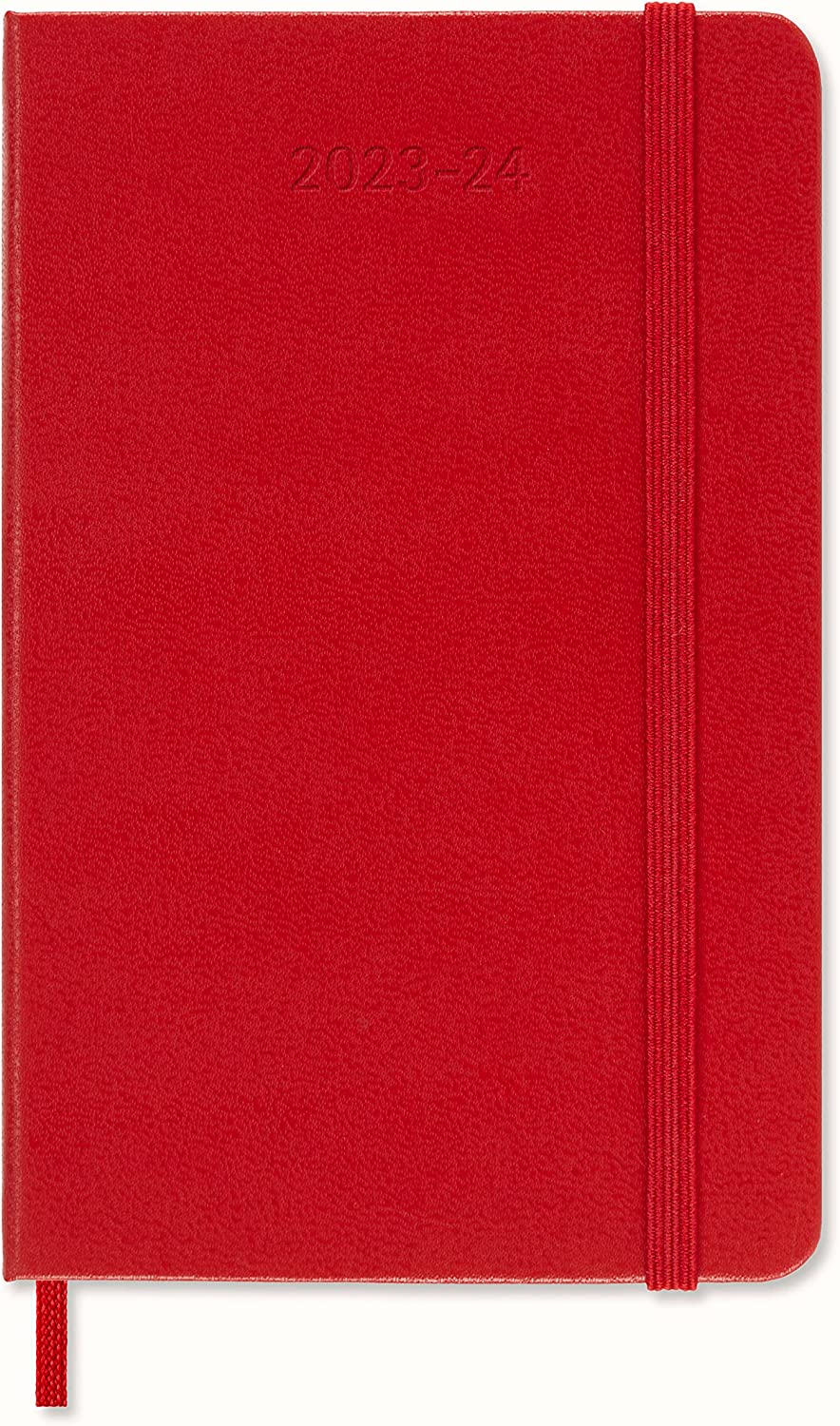 Agenda 2023-2024 - 18-Month Weekly Planner - Pocket, Hard Cover - Scarlet Red | Moleskine