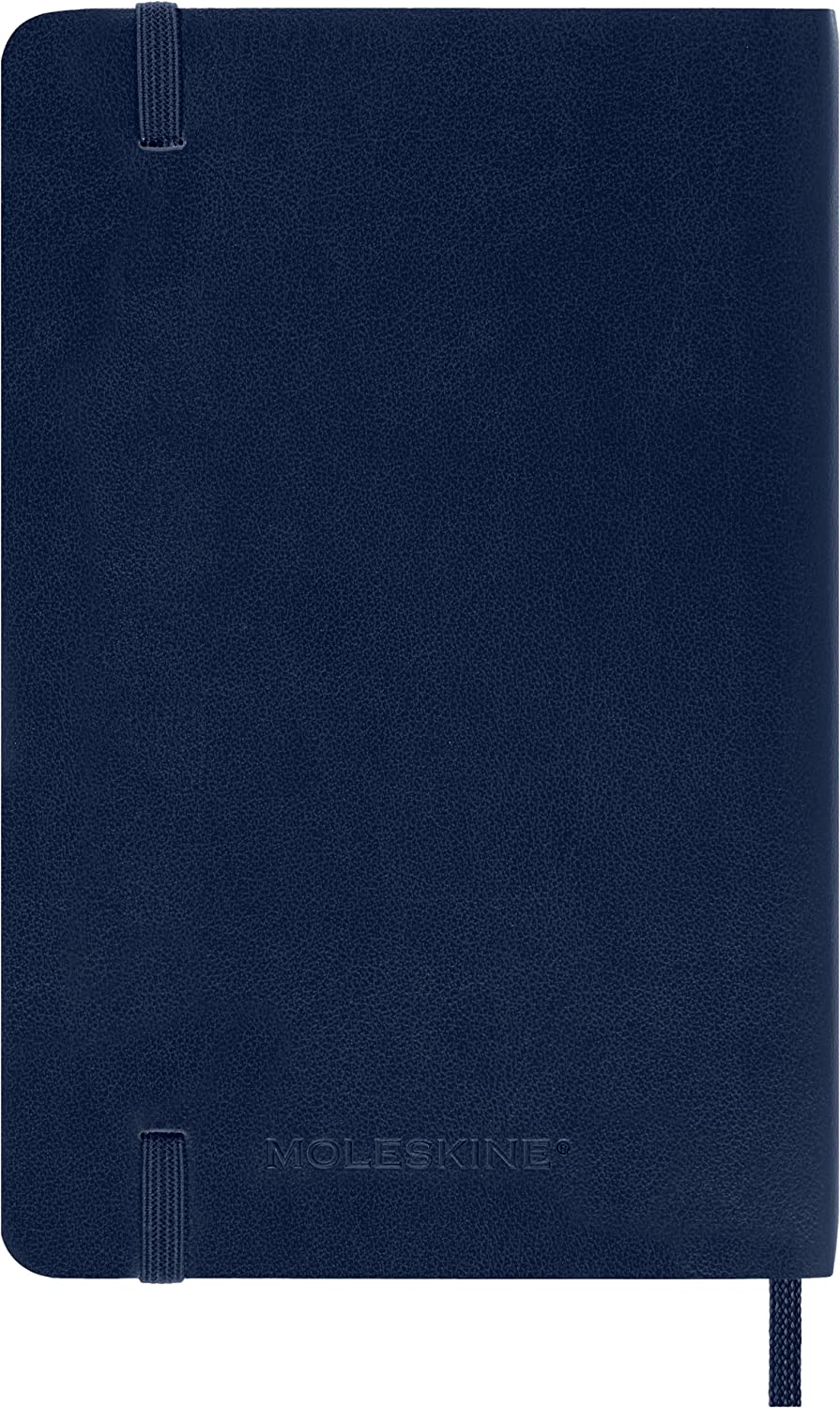 Agenda 2023-2024 - 18-Month Weekly Planner - Pocket, Soft Cover - Sapphire Blue | Moleskine - 5 | YEO