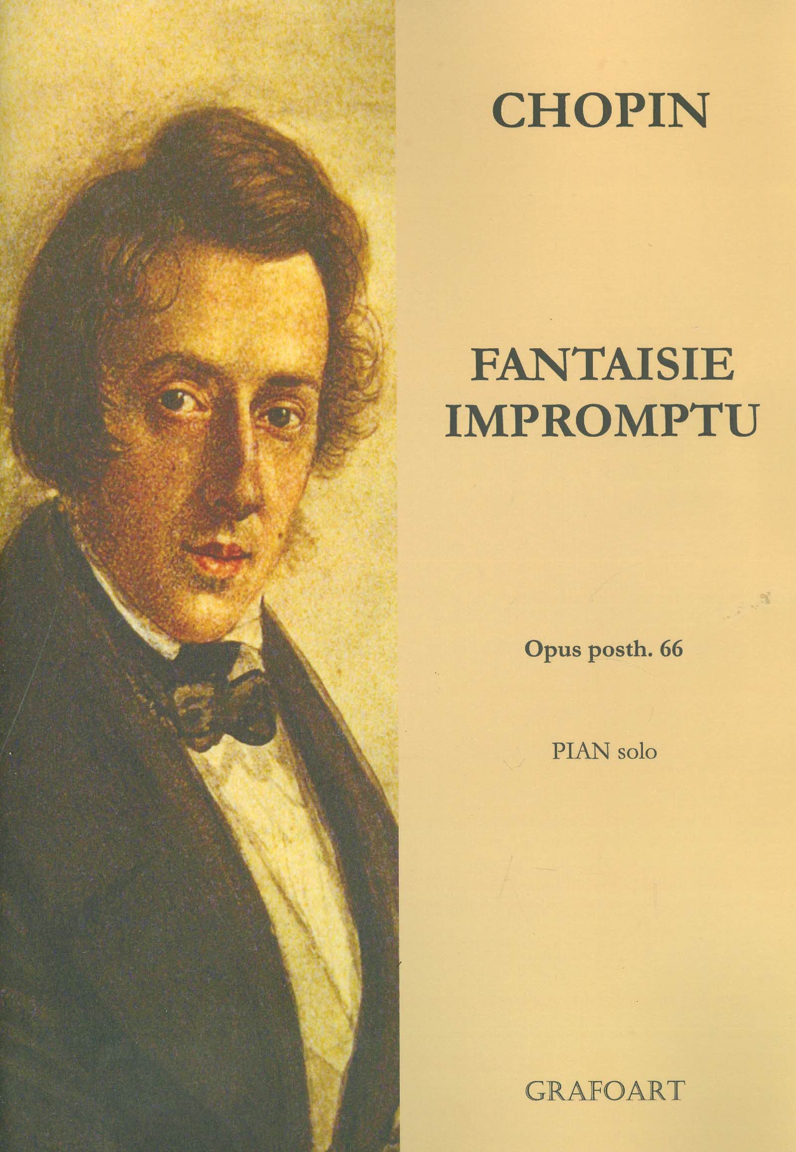 PDF Fantaisie Impromptu, opus posth. 66 pian solo | Frederic Chopin carturesti.ro Arta, arhitectura