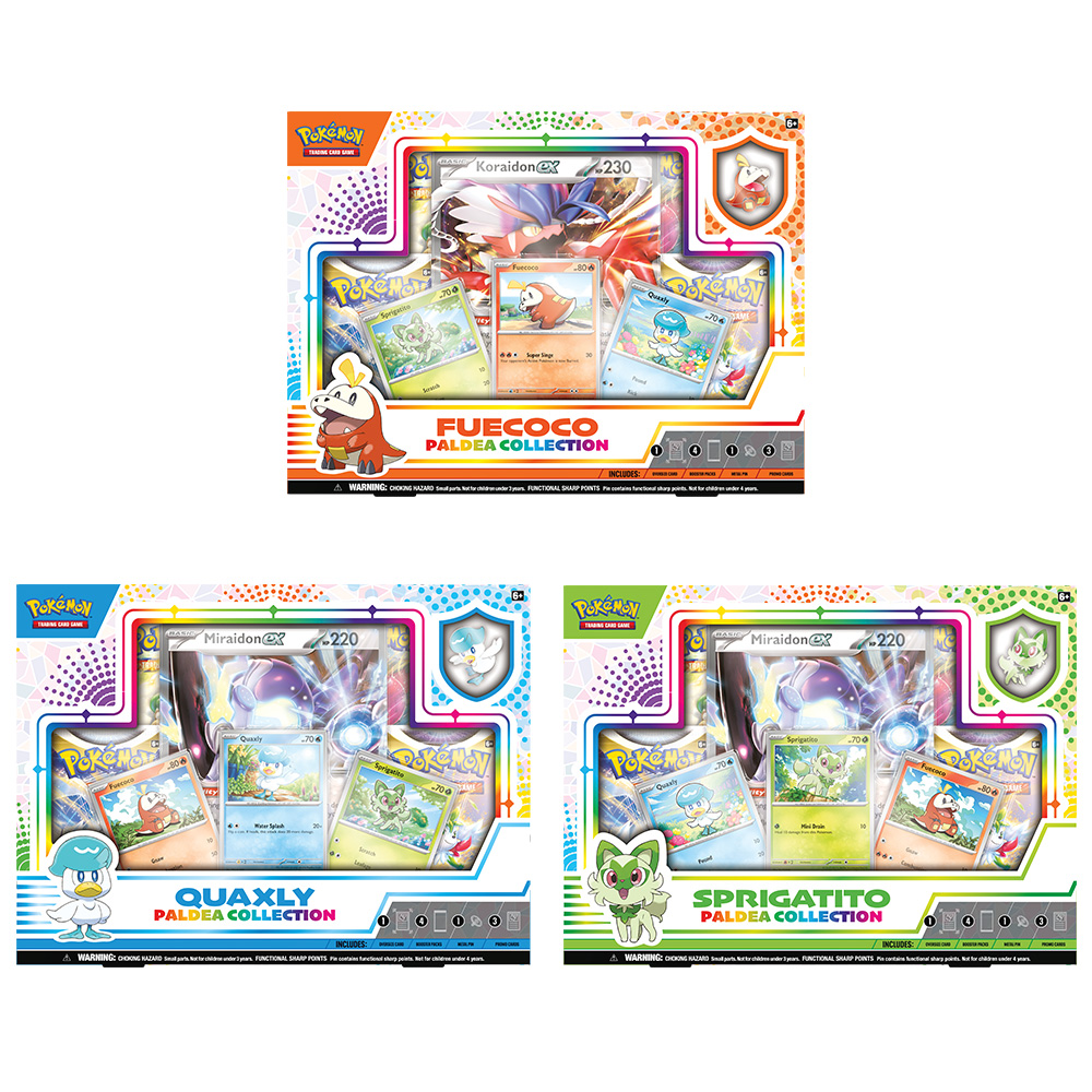 Joc de carti - Pokemon TCG: Sword & Shield 12.5: Paldea Collection - mai multe modele | The Pokemon Company