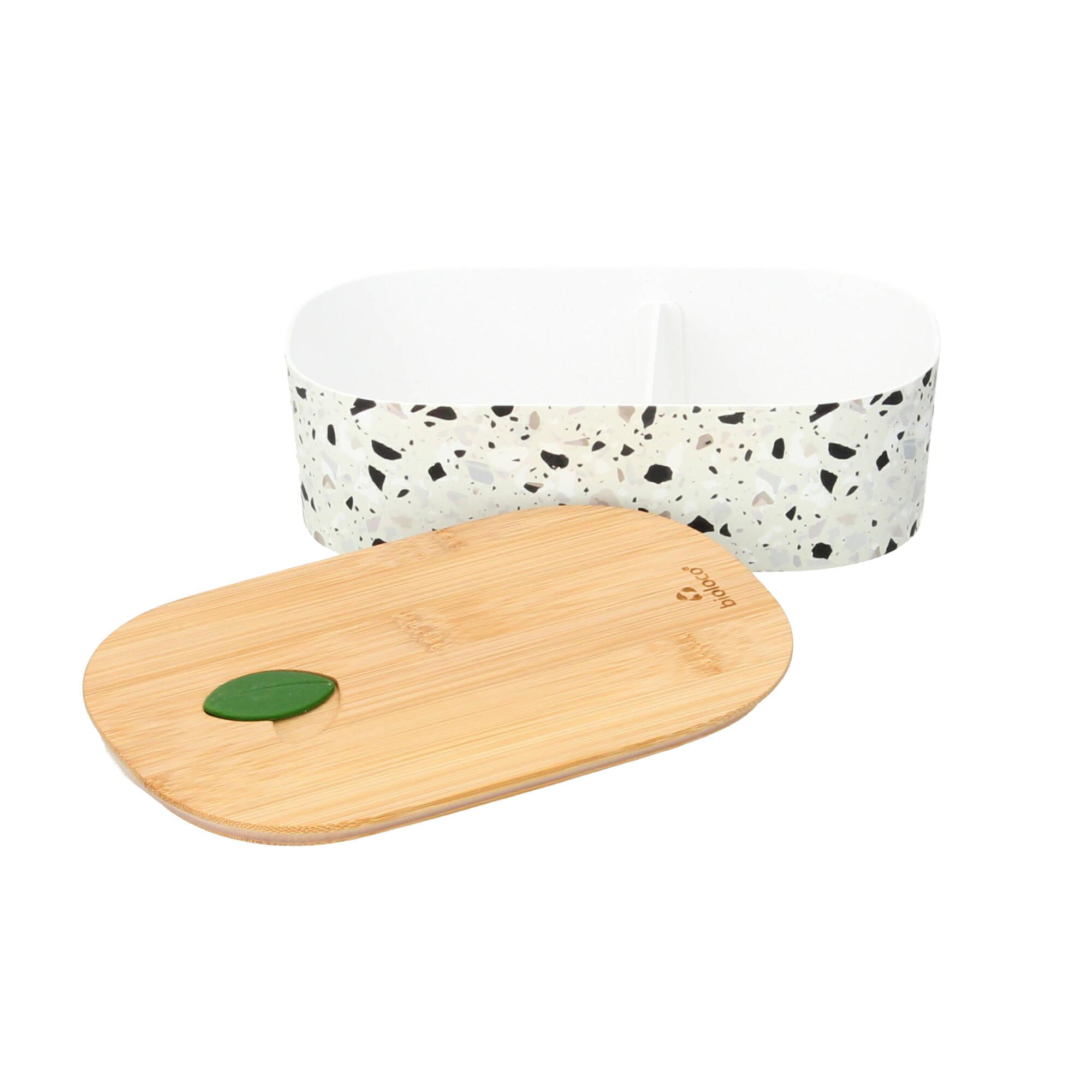 Cutie pentru pranz - Bioloco Plant - Oval Natural Terrazzo | Chic mic - 2 | YEO