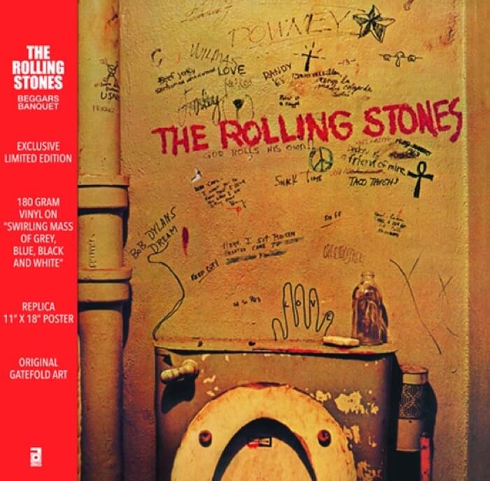 Beggars Banquet (Grey, Blue, Black and White Swirl Vinyl) | The Rolling Stones - 1 | YEO