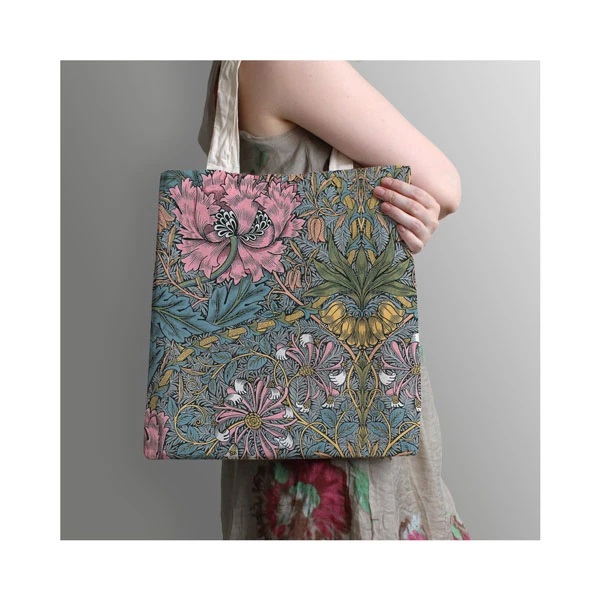 Tote bag - William Morris - Pink Honeysuckle | Paperblanks