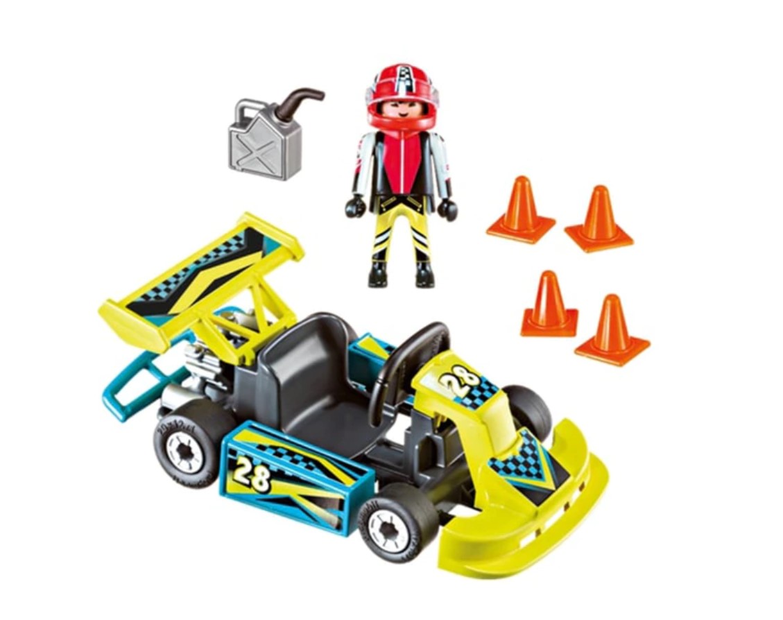 Set de joaca - Action - Go-Kart Racer Carry Case (9322) | Playmobil - 2
