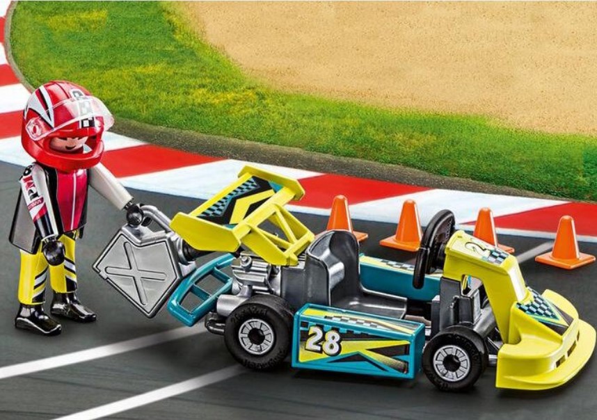 Set de joaca - Action - Go-Kart Racer Carry Case (9322) | Playmobil - 1