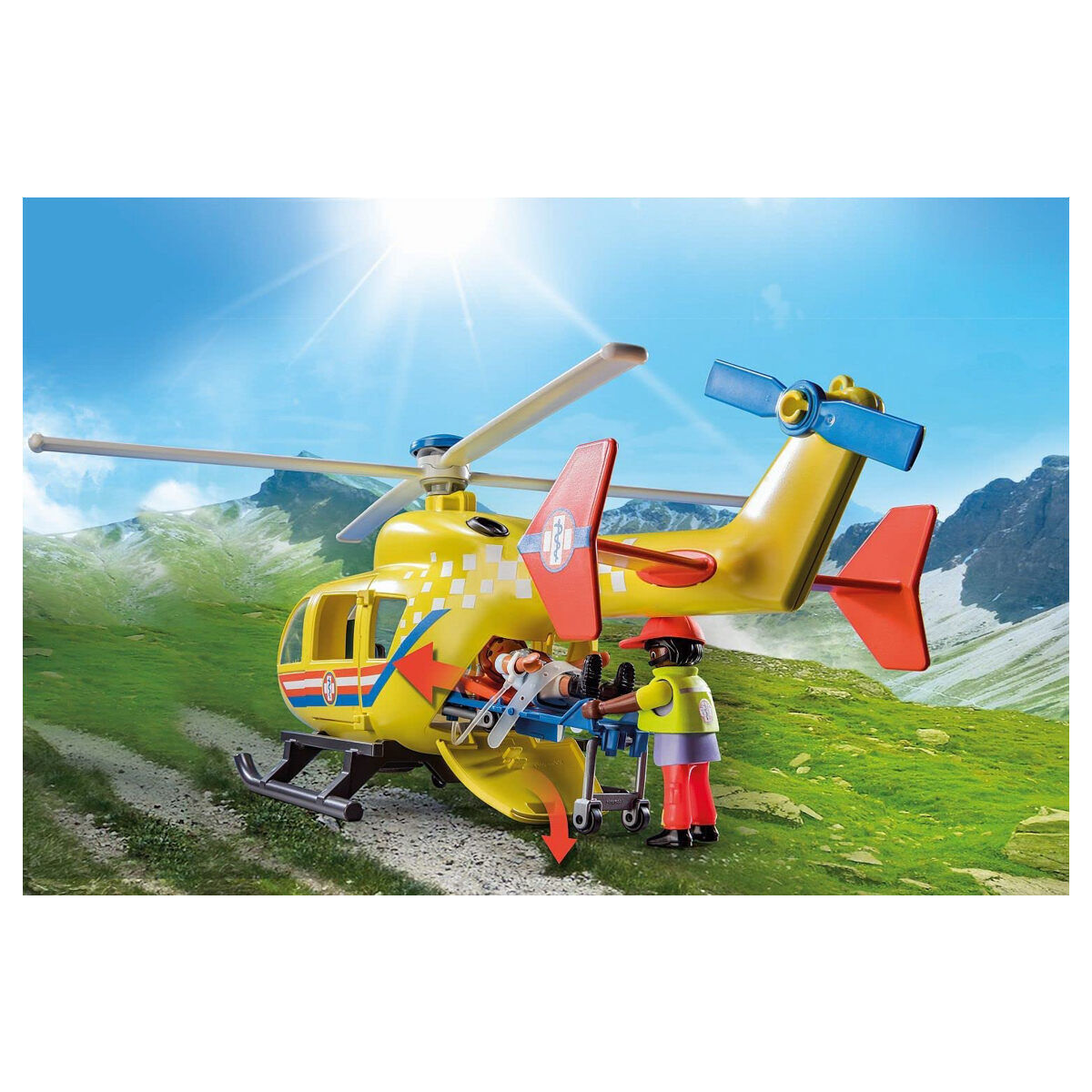 Set de joaca - City Life - Elicopter galben de salvare (71203) | Playmobil - 1 | YEO