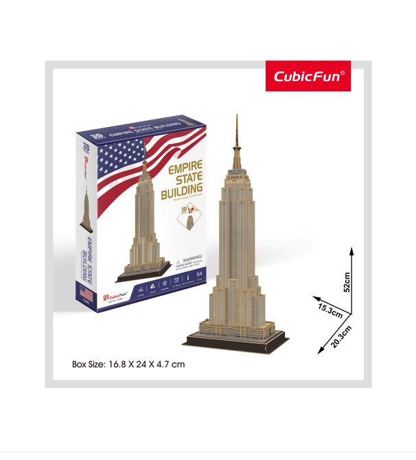Puzzle 3D - Empire State Building | CubicFun - 2