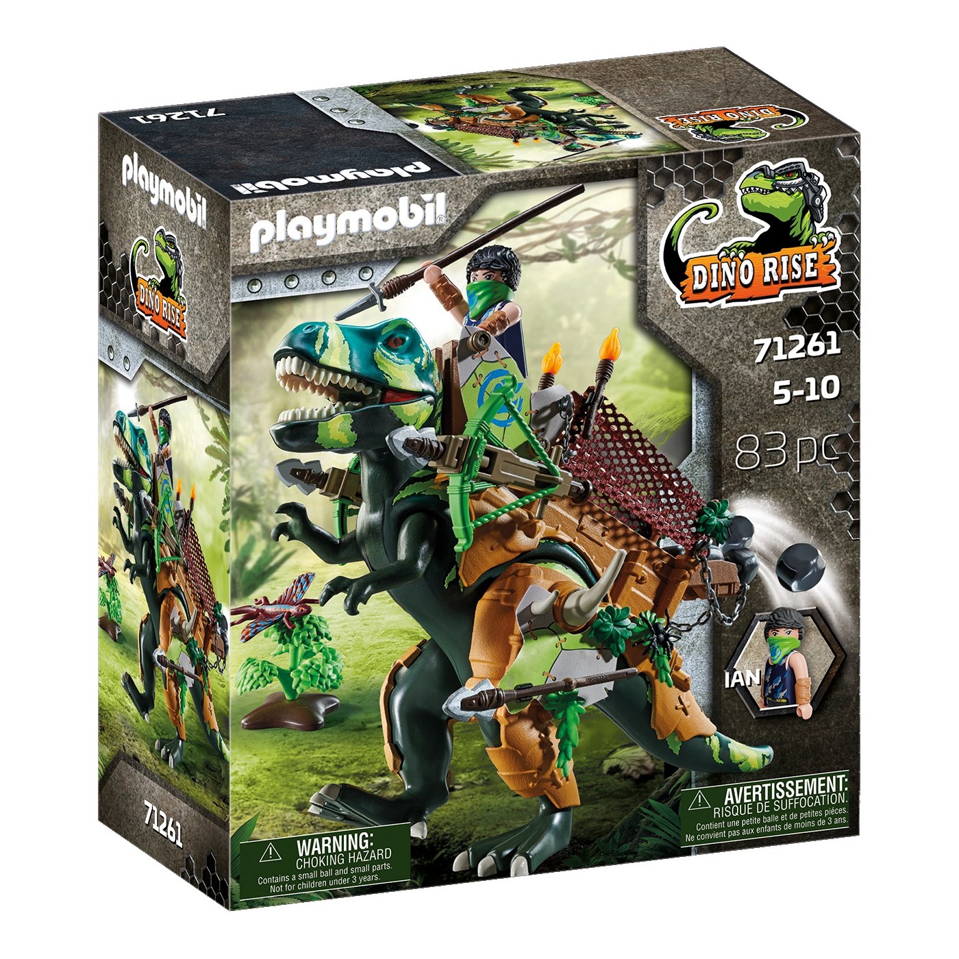 Set de joaca - Dino Rise - T-Rex la atac | Playmobil