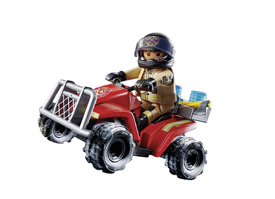 Set de joaca - City Action - Vehicul Pullback Pompieri | Playmobil - 1
