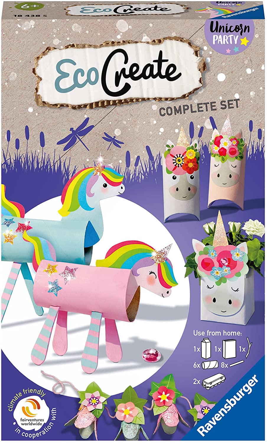 Kit creativ - Eco Create - Petrecerea unicornilor | Ravensburger - 6 | YEO