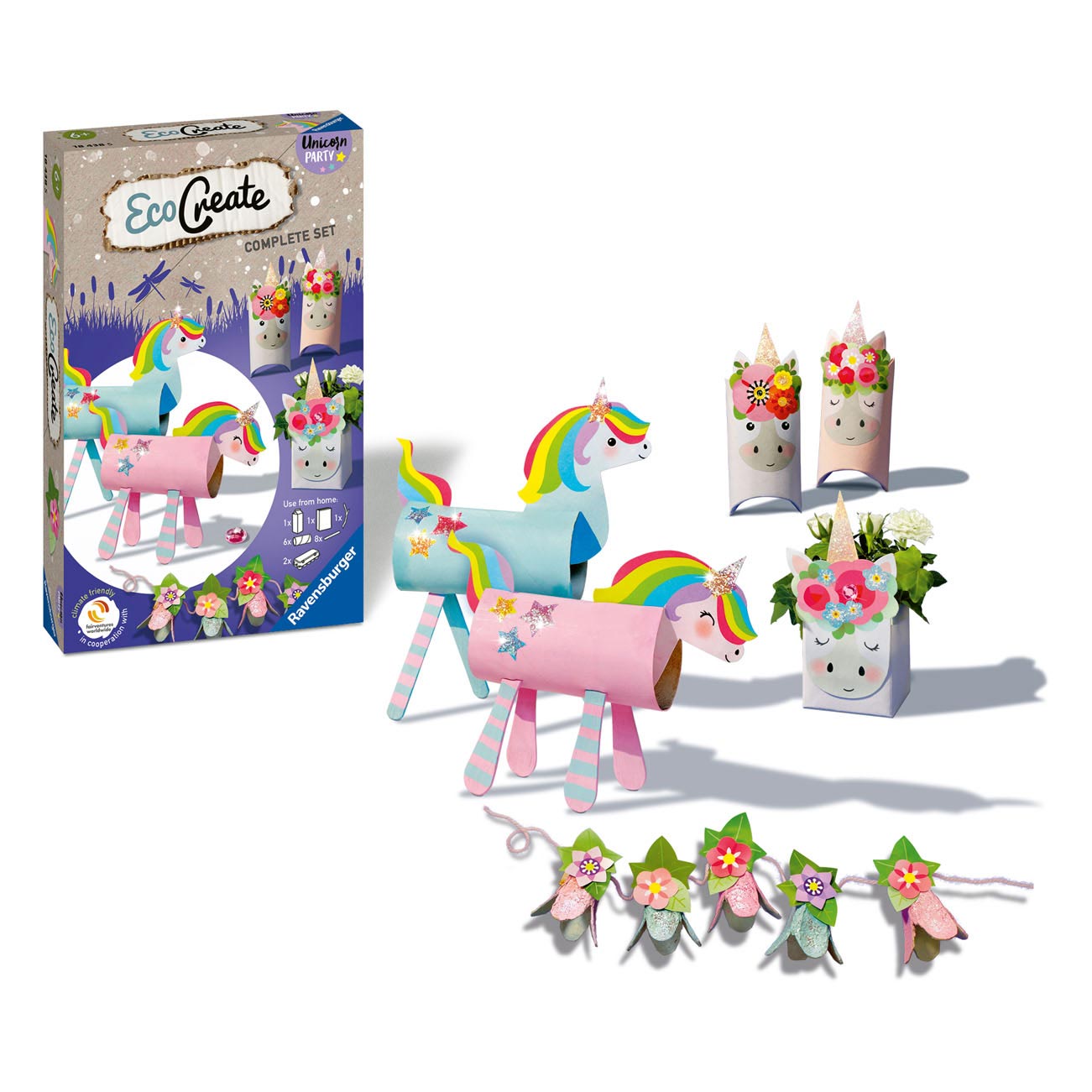 Kit creativ - Eco Create - Petrecerea unicornilor | Ravensburger