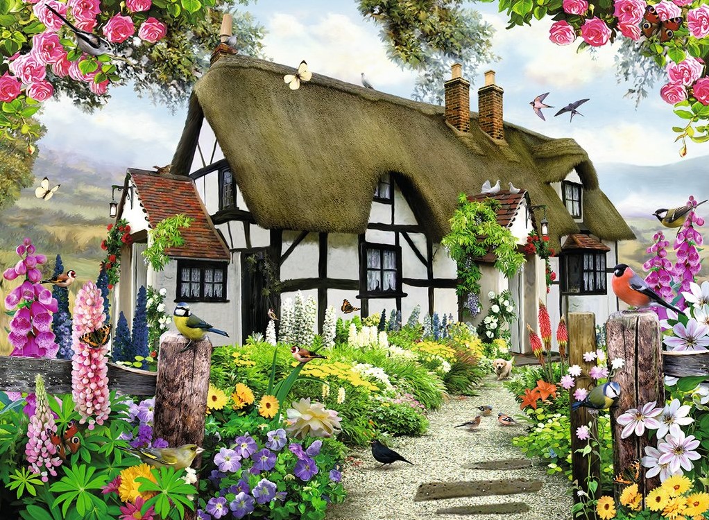 Puzzle 500 piese - Fairy Cottage | Ravensburger - 1