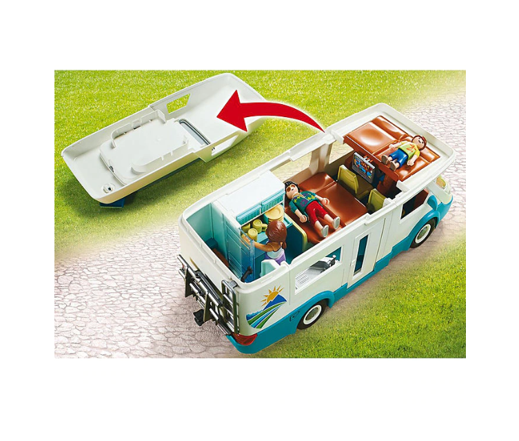 Set de joaca - Family Fun - Rulota camping | Playmobil - 2 | YEO