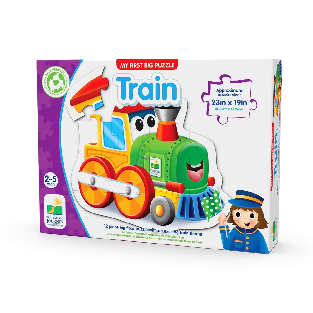 Puzzle 12 piese - Train | The Learning Journey - 1 | YEO