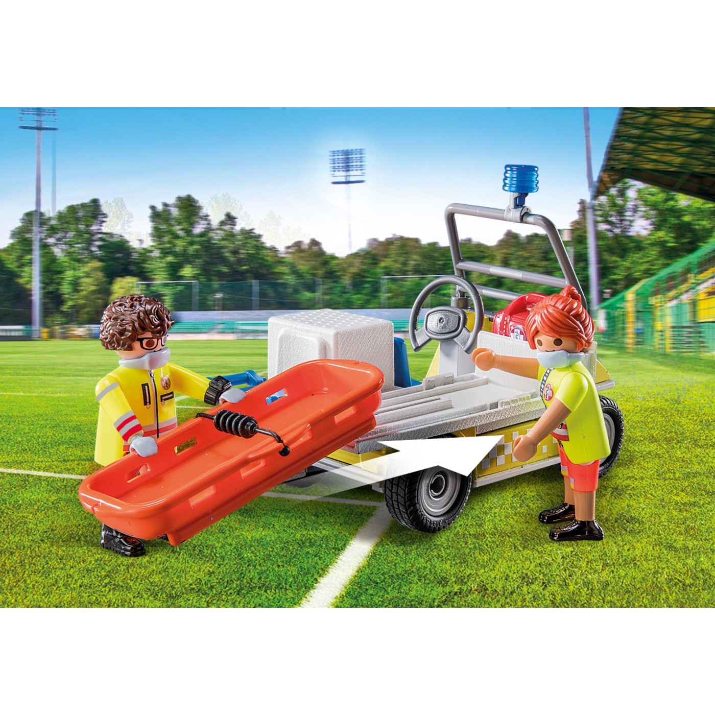 Set de joaca - City Life - Vehicul galben de salvare | Playmobil - 2 | YEO