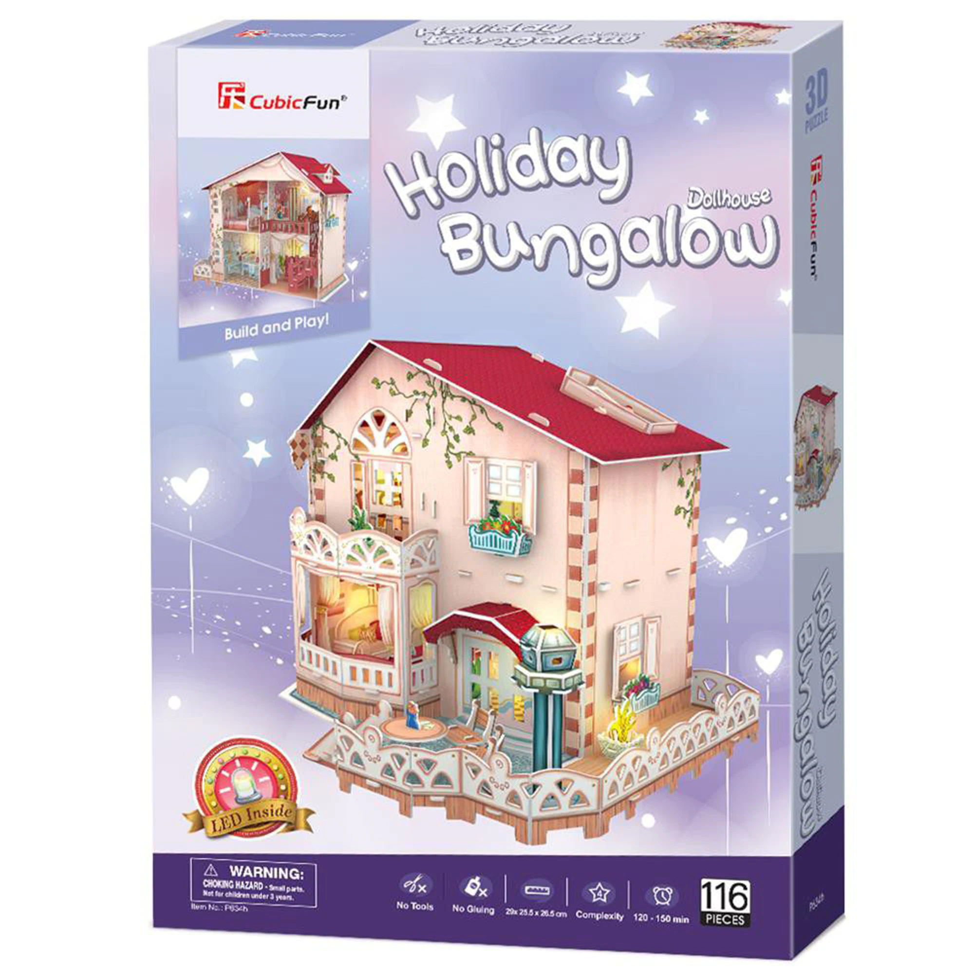 Puzzle 3D - Holiday Bungalow | CubicFun