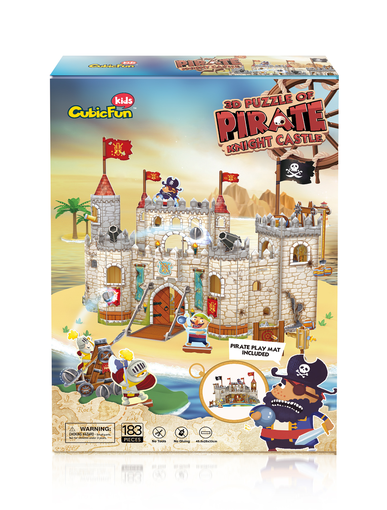 Puzzle 3D - CubicFun Kids - Pirate Knight Castle | CubicFun
