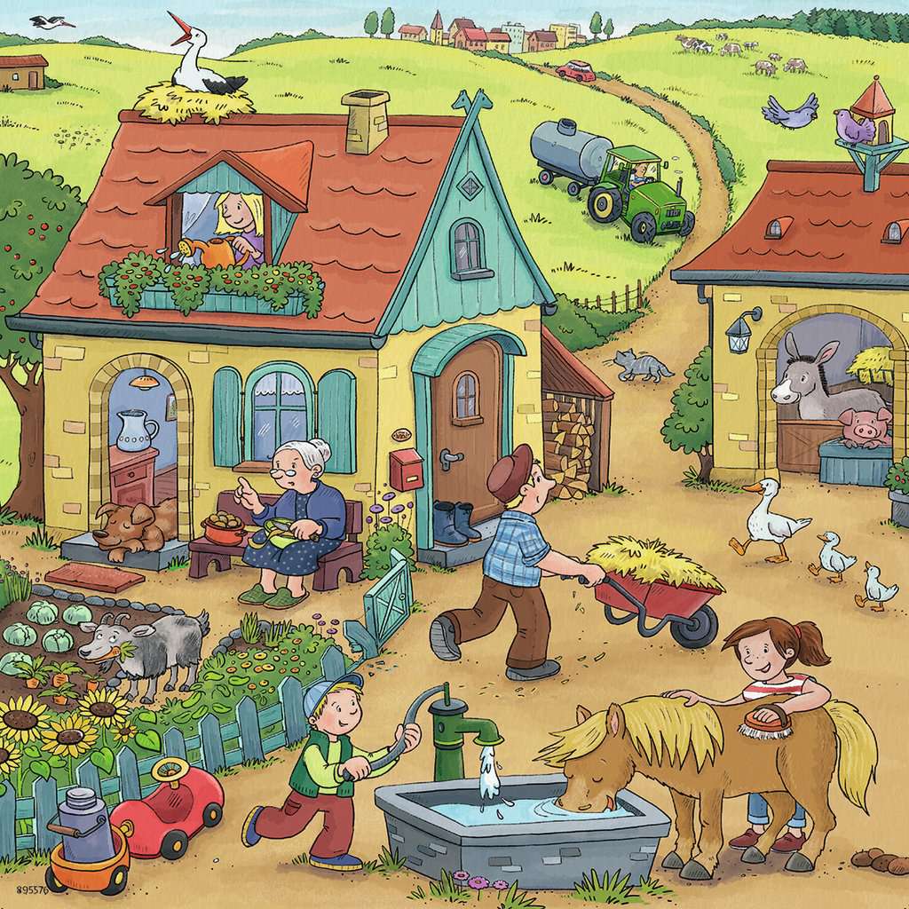 Puzzle 3x49 piese - Farm | Ravensburger - 2 | YEO