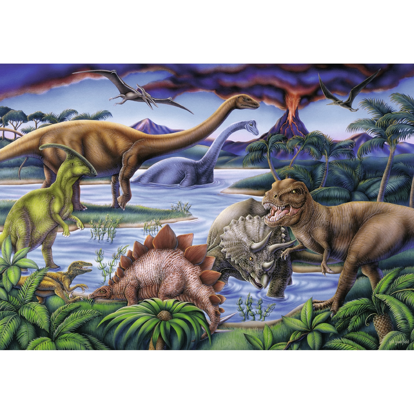 Puzzle 35 piese - Dinosaur Playground | Ravensburger